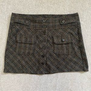 Y2K Delia’s  plaid mini skirt size 7/8